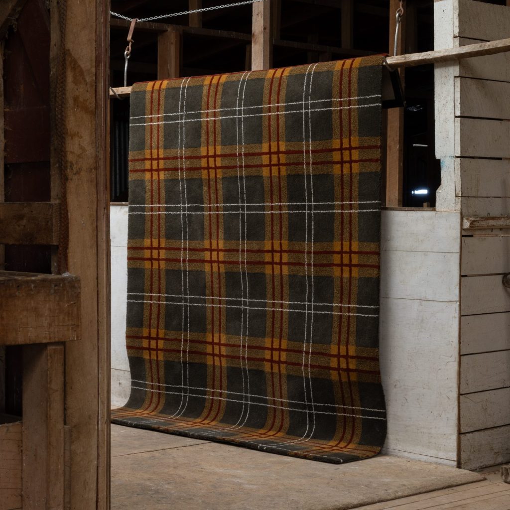 Eyelet Plaid